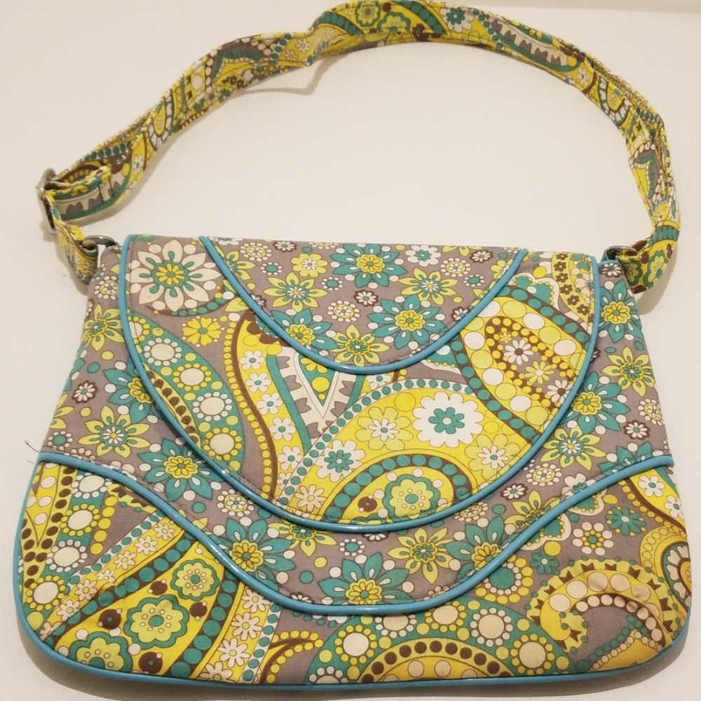 Vera Bradley lemon parfait purse